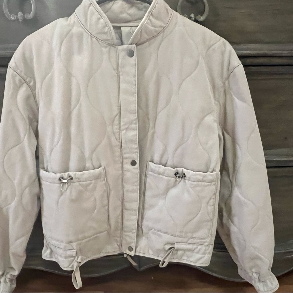 NEW NORDSTROMS JOIE DESIGNER QUILTED BARN JACKET SMALL 4-6 org $169